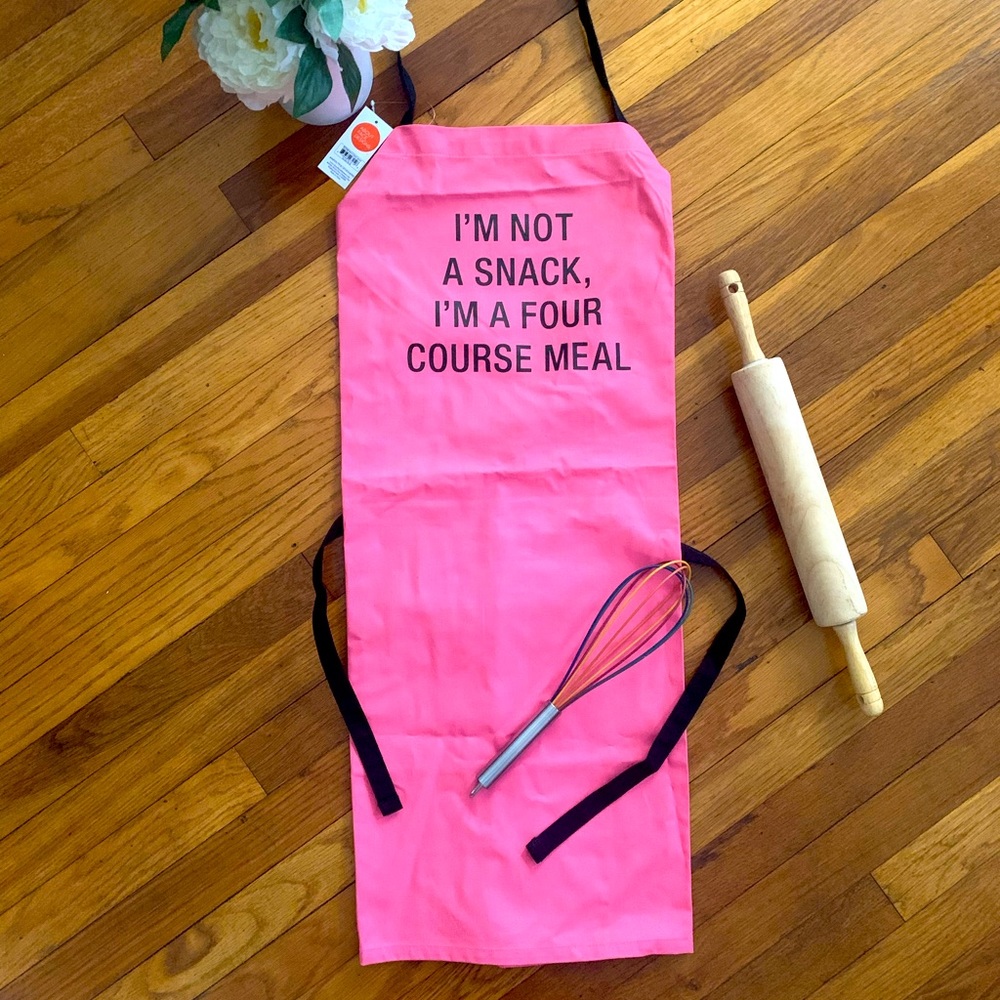 “I’M NOT A SNACK, I’M A FOUR COURSE MEAL” Apron - Picture 2 of 2